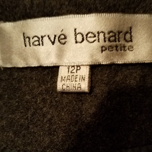 Harvé Bernard Wool Grey Mid-waist Jacket - Picture 7 of 11